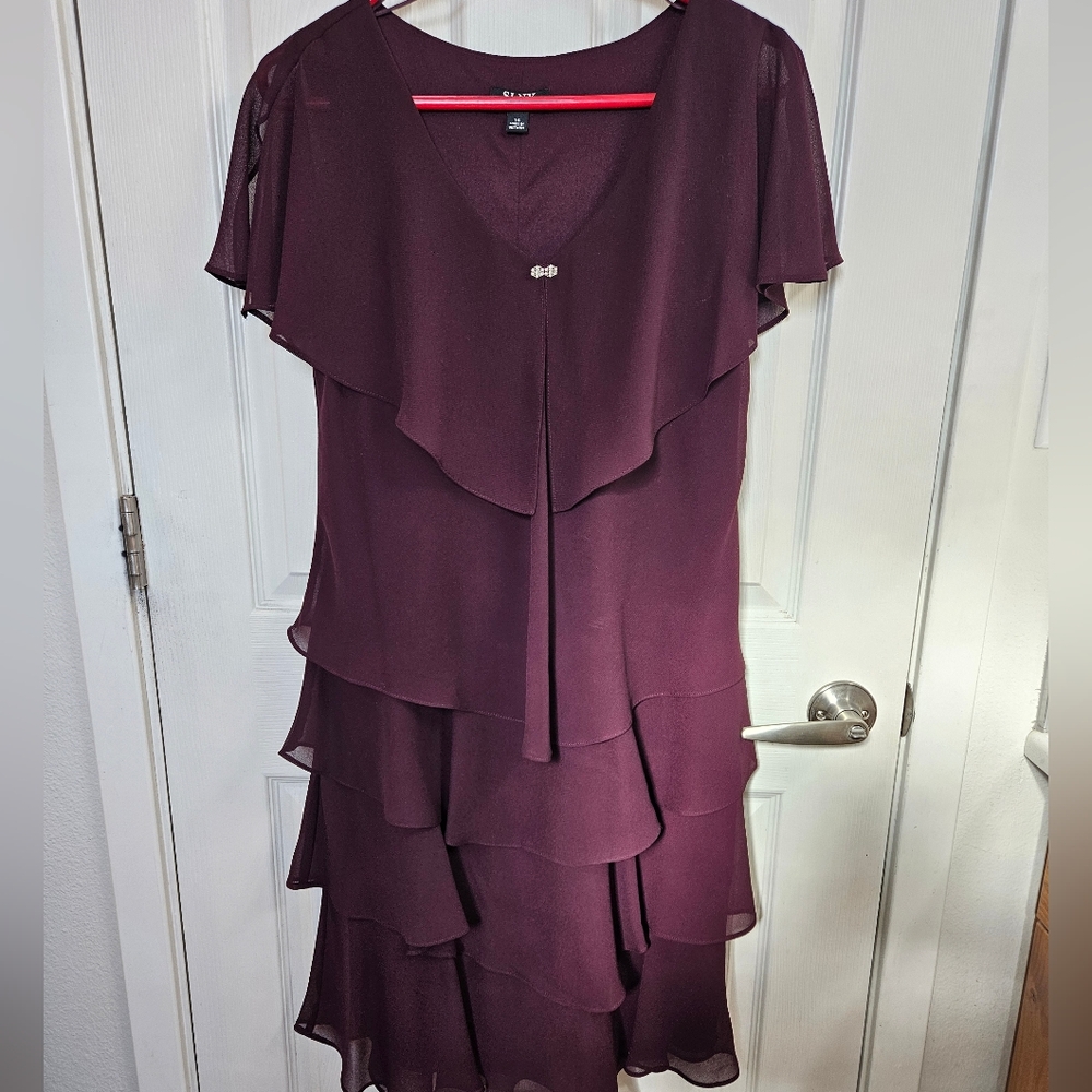 Maroon size 14 dress